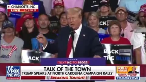 Trump Gives Hilarious Response to Kamala Harris' Candidacy during NC Rally: 'YOU'RE FIRED!'