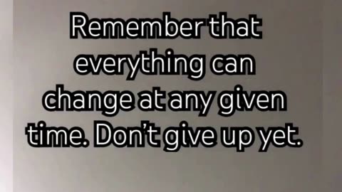 Don’t give up yet