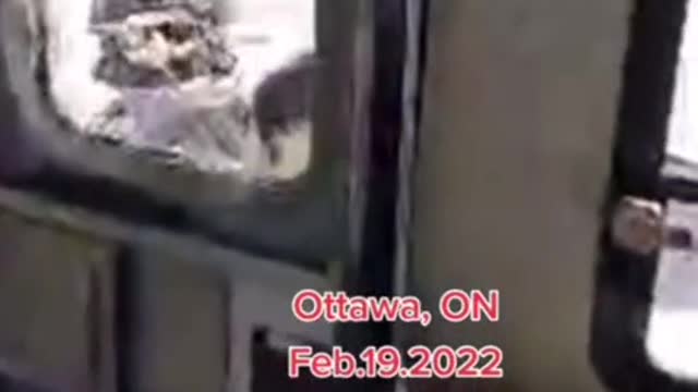 "Open the door" requested policeman after cracking the window.