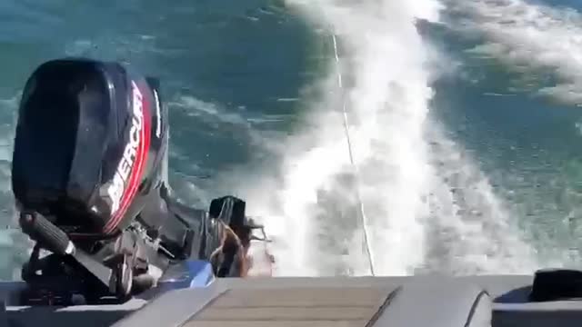 Tubing at the lake