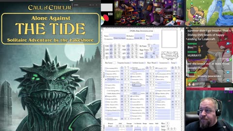 Alternate Endings Explored in Alone Against the Tide Solo Play Call of Cthulhu RPG