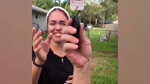 Emotional video when people received the gifts