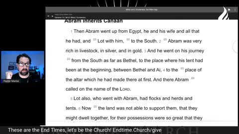 Melchizedek and the first Middle East war. Genesis 13-14 (Live Service 2022 May 23)