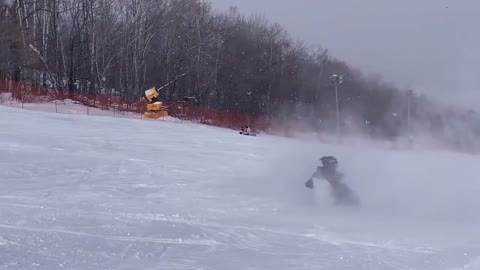 winter skiing