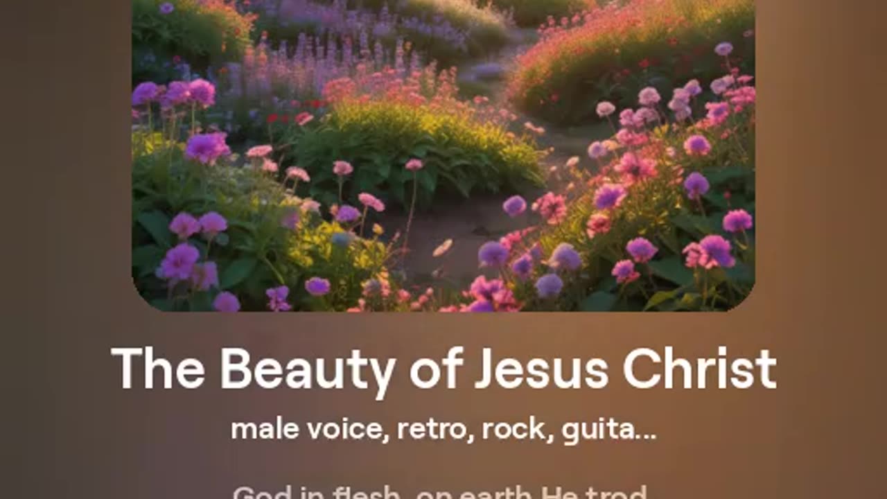 The Beauty of Jesus Christ - song