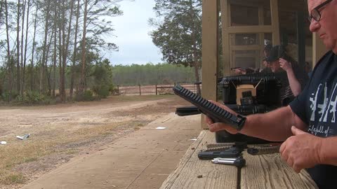 Kel-Tec CP33 at the range