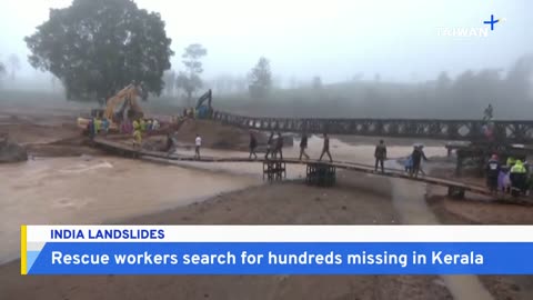 Rescue Workers Search For Survivors in India Landslides - TaiwanPlus
