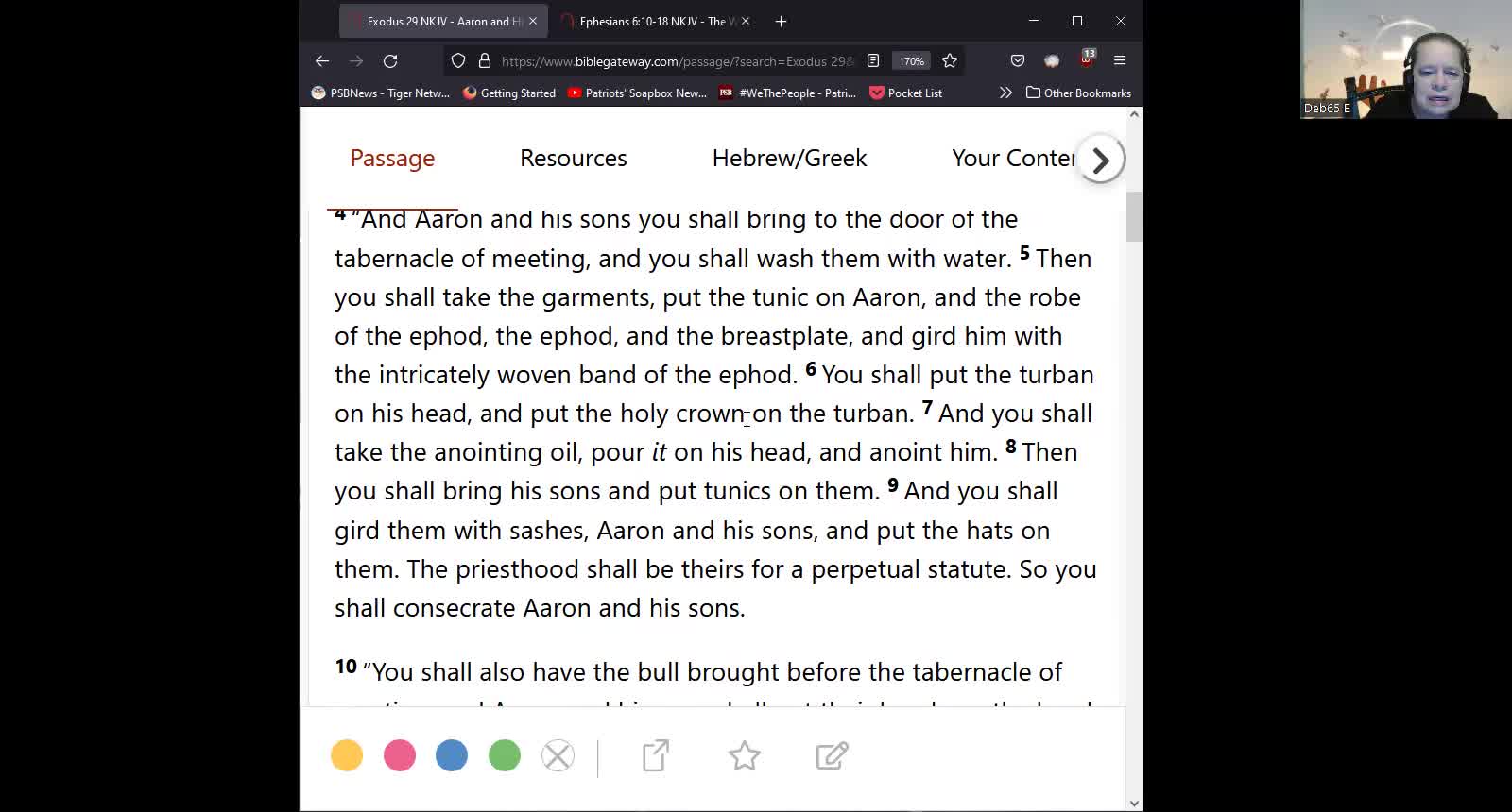 Journey Through The Bible -- Episode 57 -- The Consecration of Aaron and Different Offerings