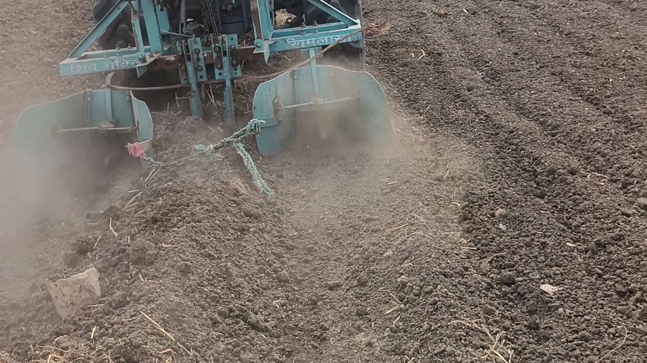 Tractor 🚜 farming ready for corn farming