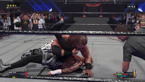 WWE 2K24 - AEW No Holds Barred 2 out of 3 Falls Darby Allin VS Adam Page