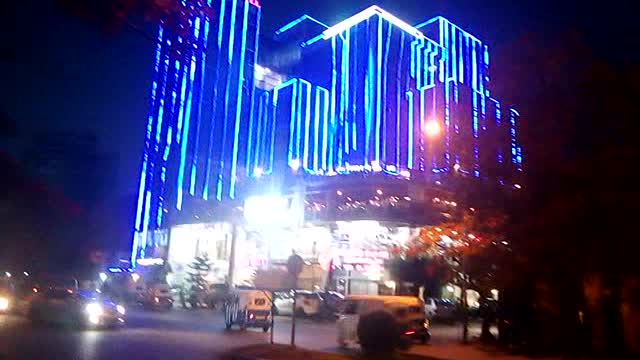 Adama city in night