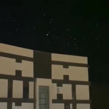 UFO fleet in the skies of Israel