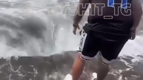 Sucked into the hole.😮