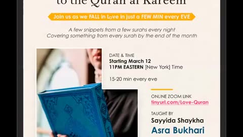 Let's Fall in Love....with the Quran Once Again/ Ramadan 2024