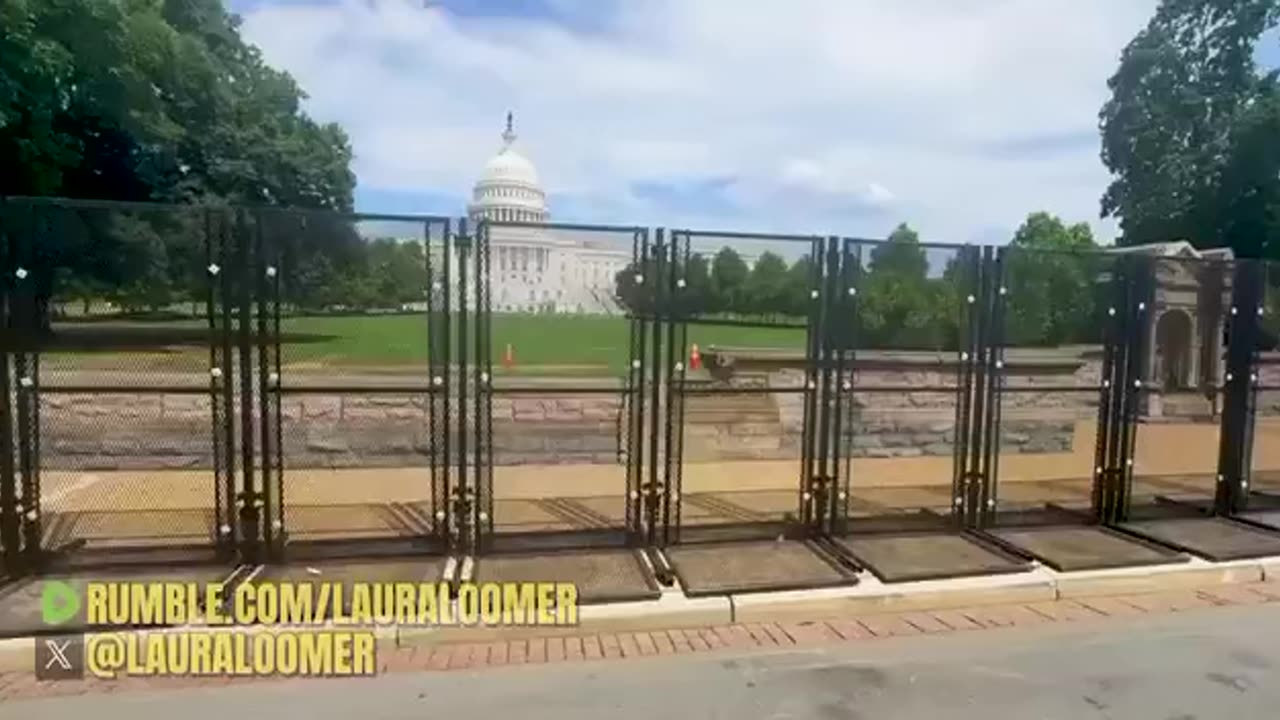 Capitol Fencing and Protests Ahead of Netanyahu’s Address