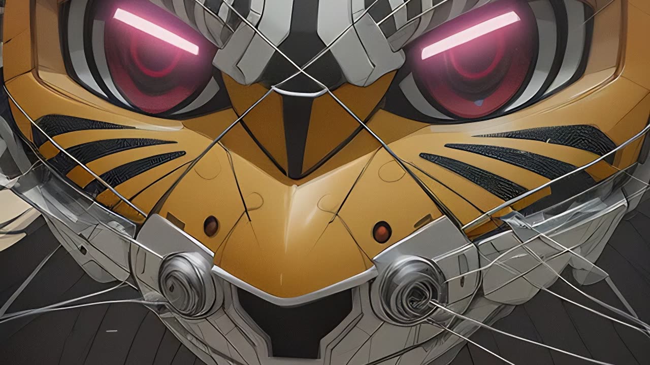 Photo AI Transformations - Tiger Anime Cyber Cat - AI Generated Art, Images, Faces and Videos