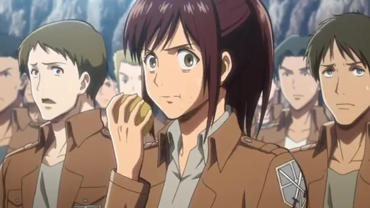 Attack on Titan troop hazing and potato girl sub