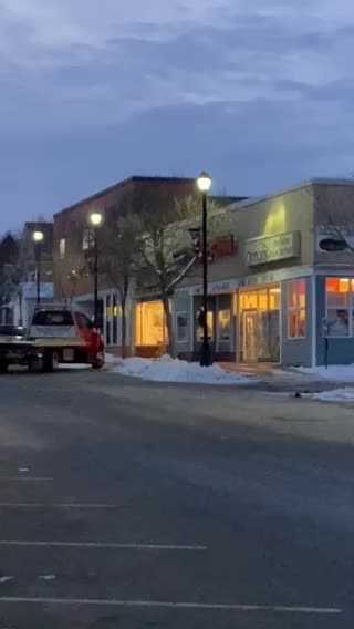 Hometown. Caribou Maine. Town center