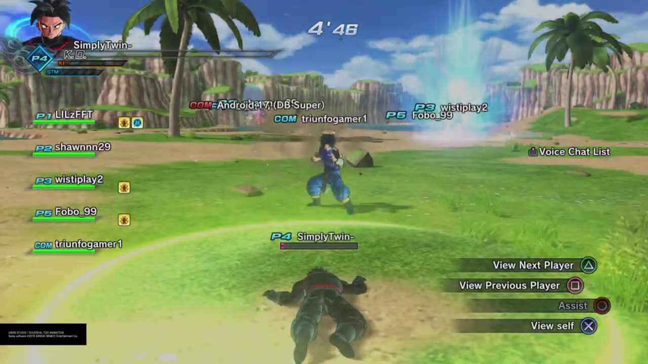 First ever Xenoverse 2 Raid and Android 17 does this...