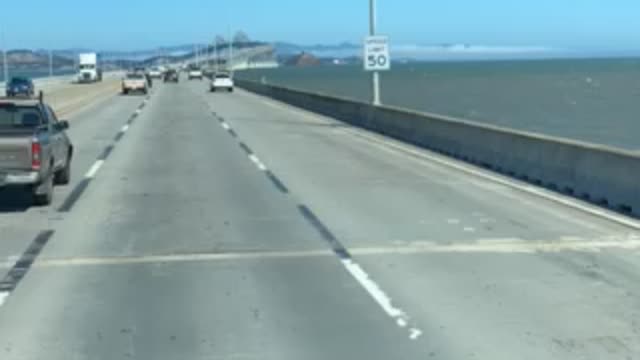 San Francisco Bridge on speed