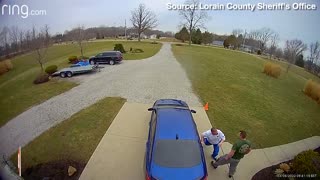 Ohio County Assistant Fire Chief Caught on Cam Assaulting Neighbor