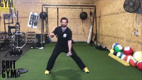 1 DB Lateral Lunge