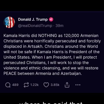 Kamala Harris ofende a los Cristianos