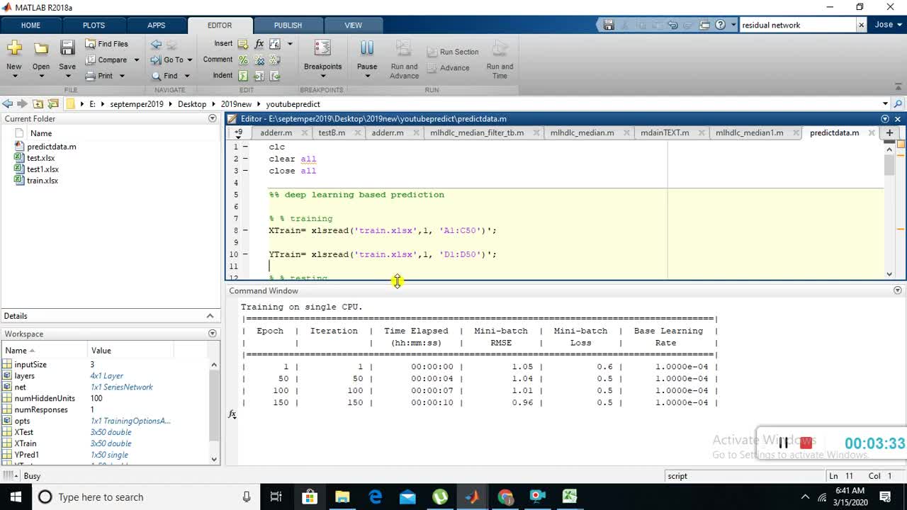 Data Prediction using DeepLearning RNN ( LSTM ) - Own Data