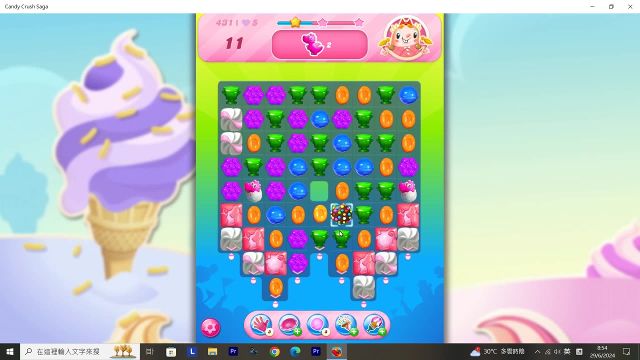 Candy Crush Saga Record (Level 431)