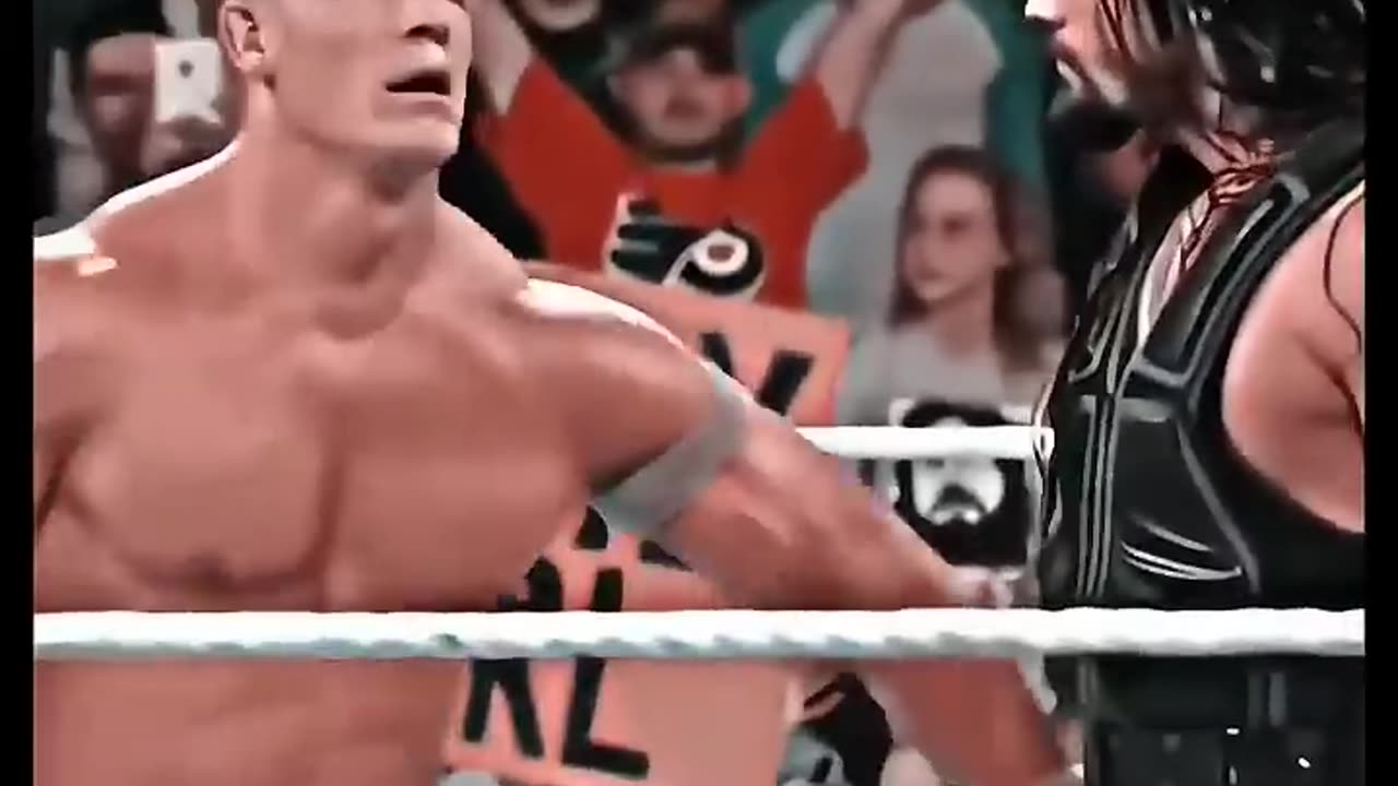 John Cena vs Roman Reigns__ attitude moment ----