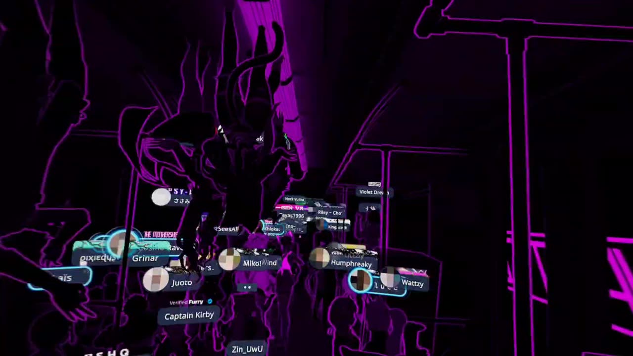 VrChat Tecno Trane Underground VR rave party