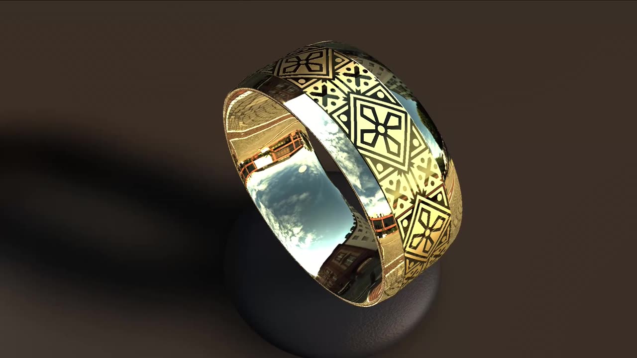 3D wedding ring skin36