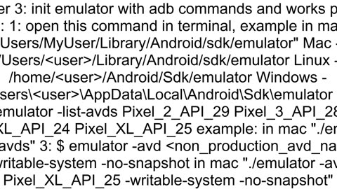 Android Emulators get freeze in Macbook pro M2 2022