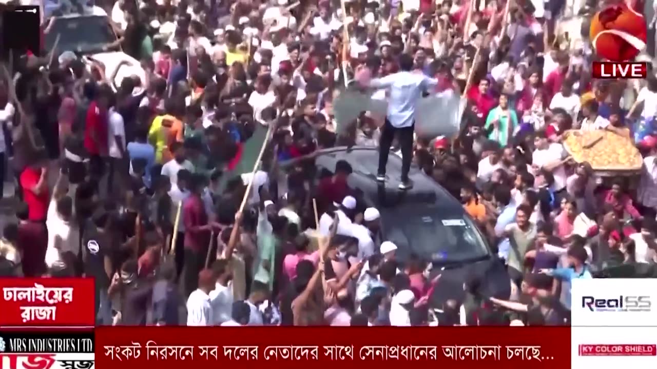 Bangladesh PM resigns, protesters storm and loot her residence