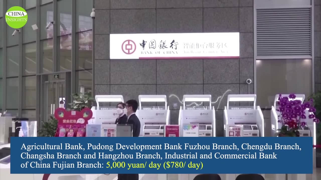 Crisis in Chinese banks The gold-collar are protesting 75 pay cut; Too difficult to take out money