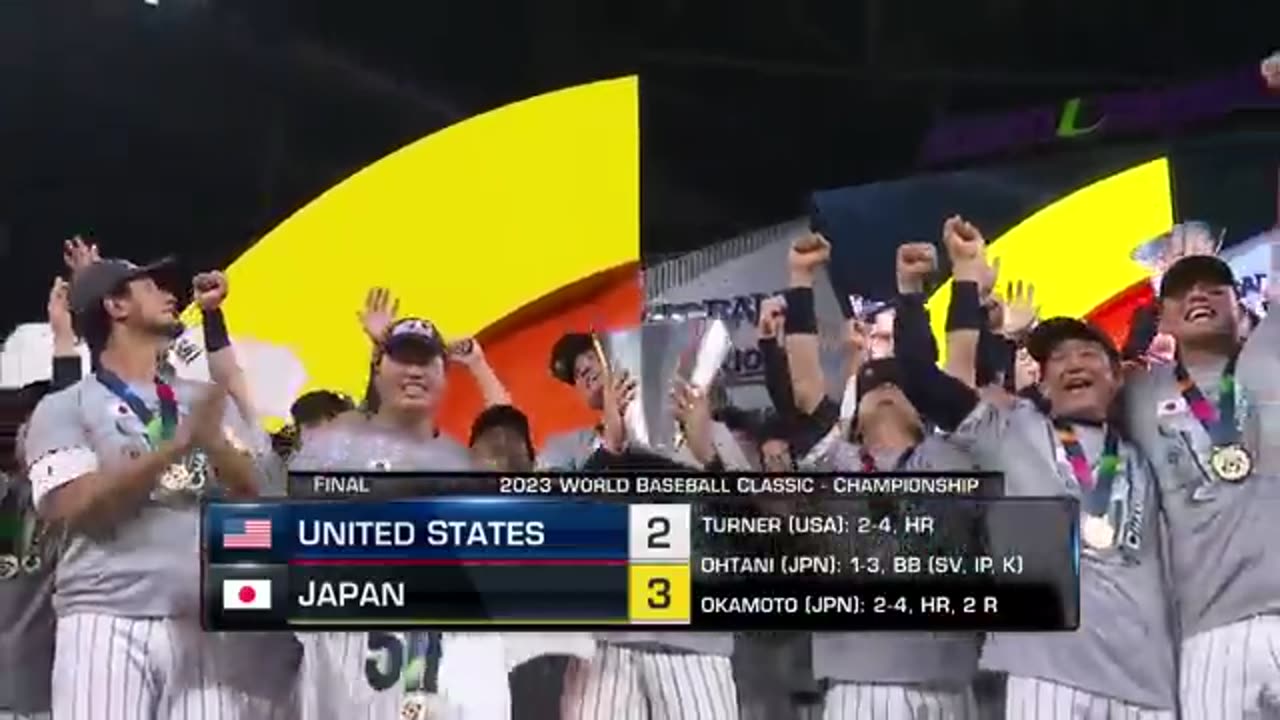 United States vs japan game highlights || 2023 world baseball classic Final