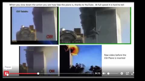 9/11 setup by the fake news media with CGI FX