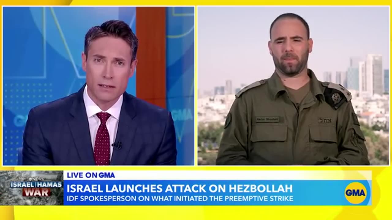 IDF spokesperson discusses Israeli-Hezbollah strikes