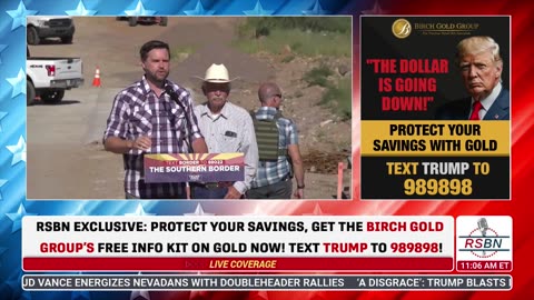 VP JD Vance Visits the Southern Border in Arizona -