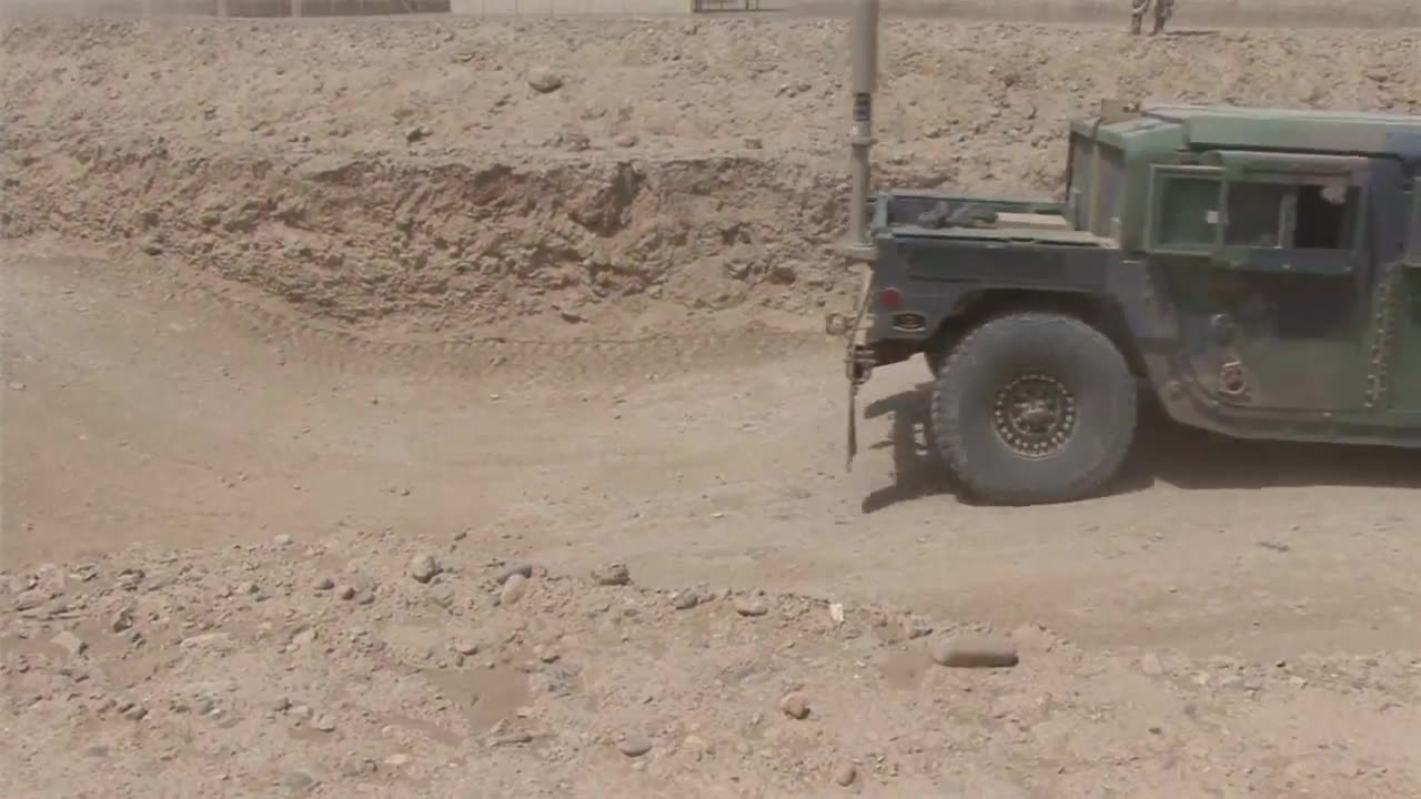 Marines teach Afghan soldiers how to drive