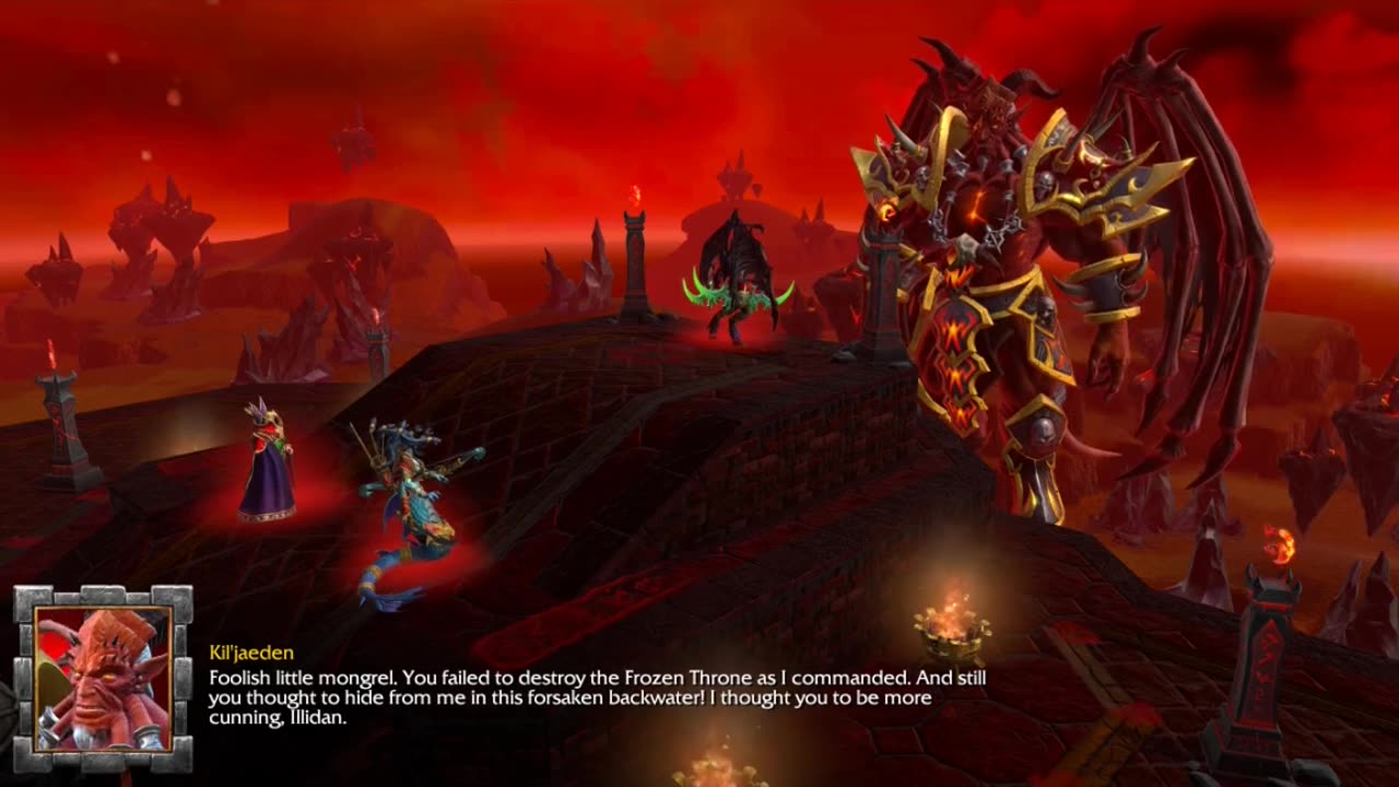 kil'jaeden all dialogue/cutscenes warcraft 3 reforged