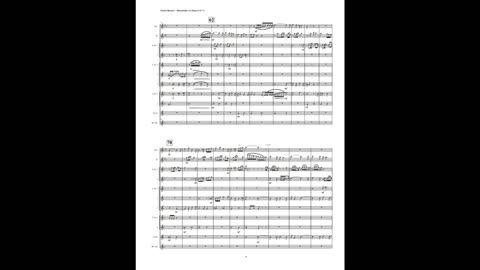 Gabriel Fauré – Barcarolle 12, Op. 105, No. 2 (Saxophone Nonet + Piccolo & Flute)