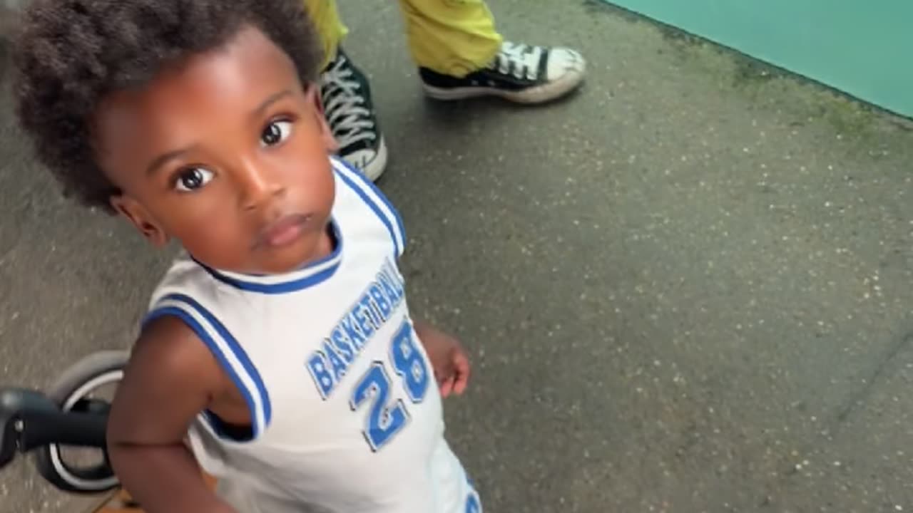 Beluga Whale Opens Mouth At Boy