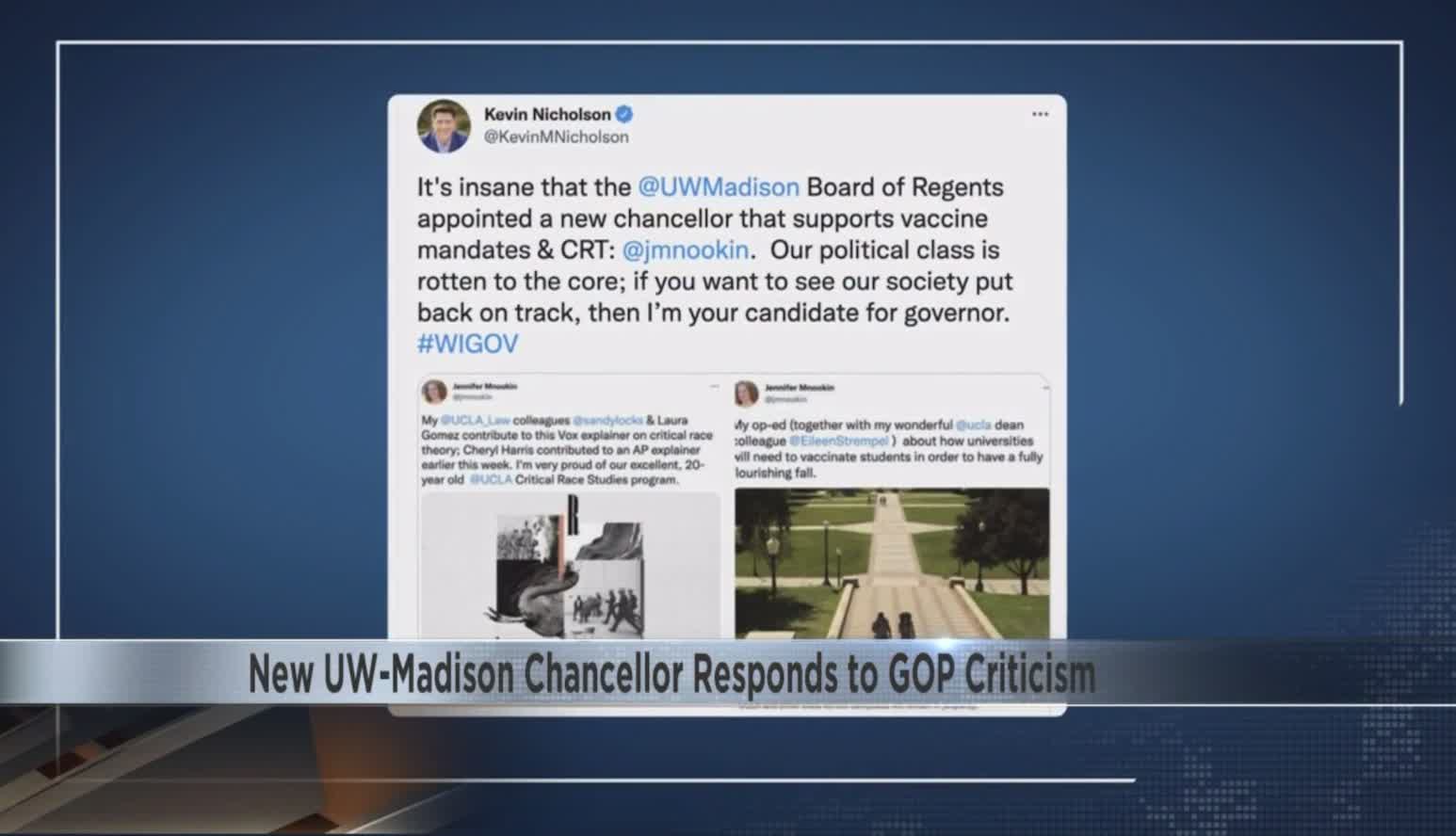 UW-Madison's New Chancellor Supports CRT & Vaccine Mandates