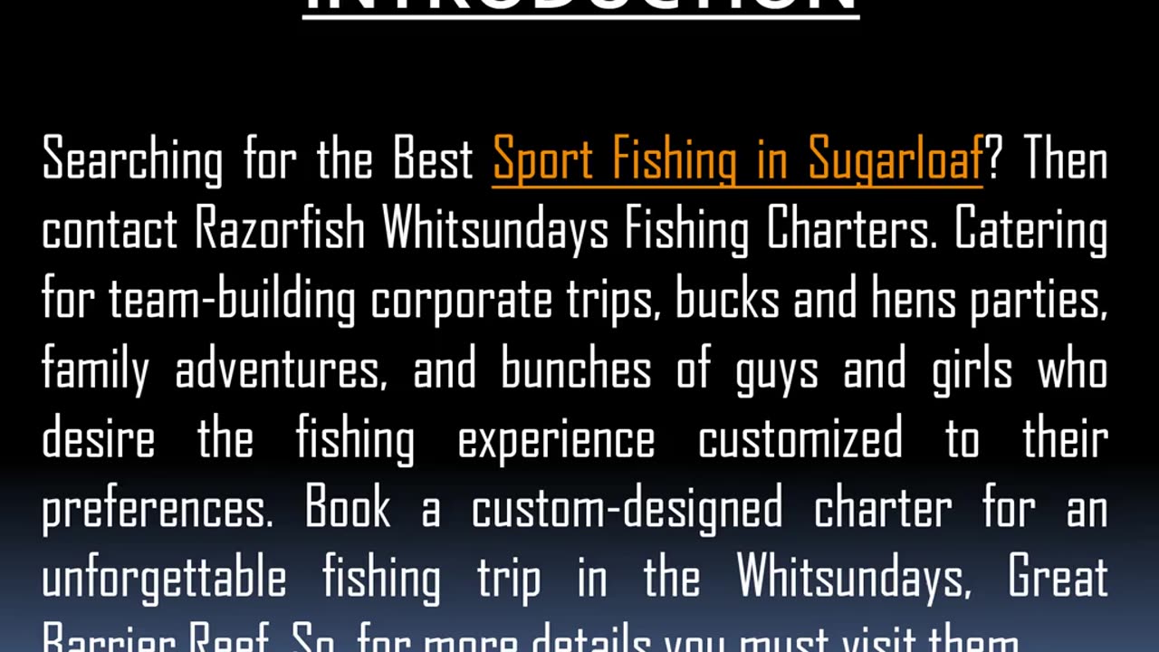 One of the Best Sport Fishing in Sugarloaf