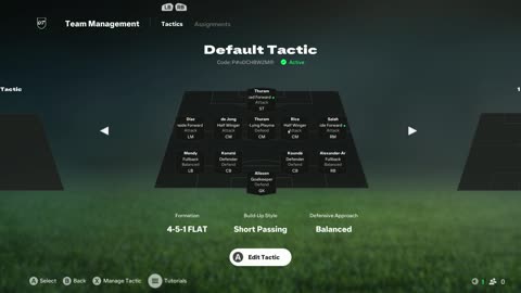 Best tactics on fc25 right now. 4-5-1 flat.