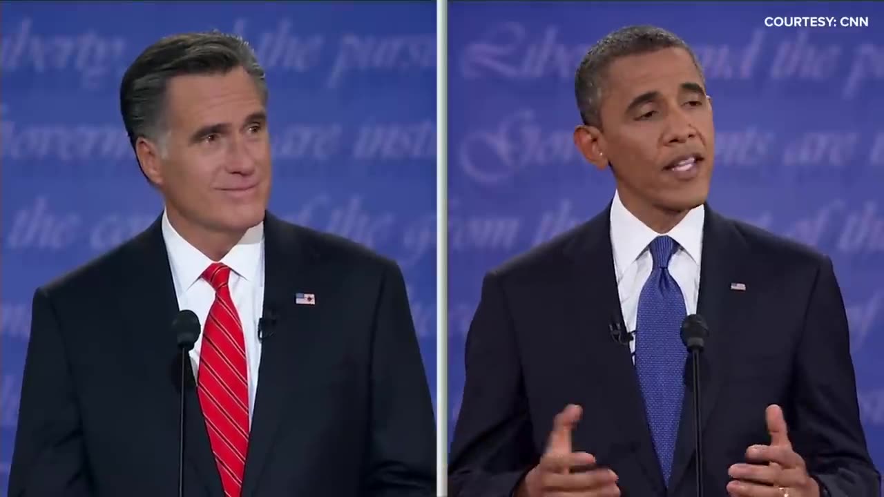 US presidential debate Back in 2012 | Barack Obama & Mitt Romney