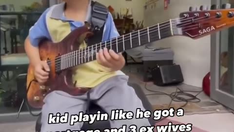 Young Talented Guitarist