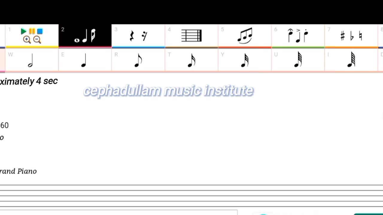 1 minute music theory