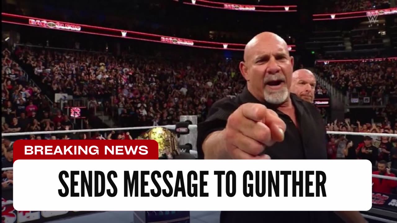 Bill Goldberg Sends Message To Gunther At Bad Blood